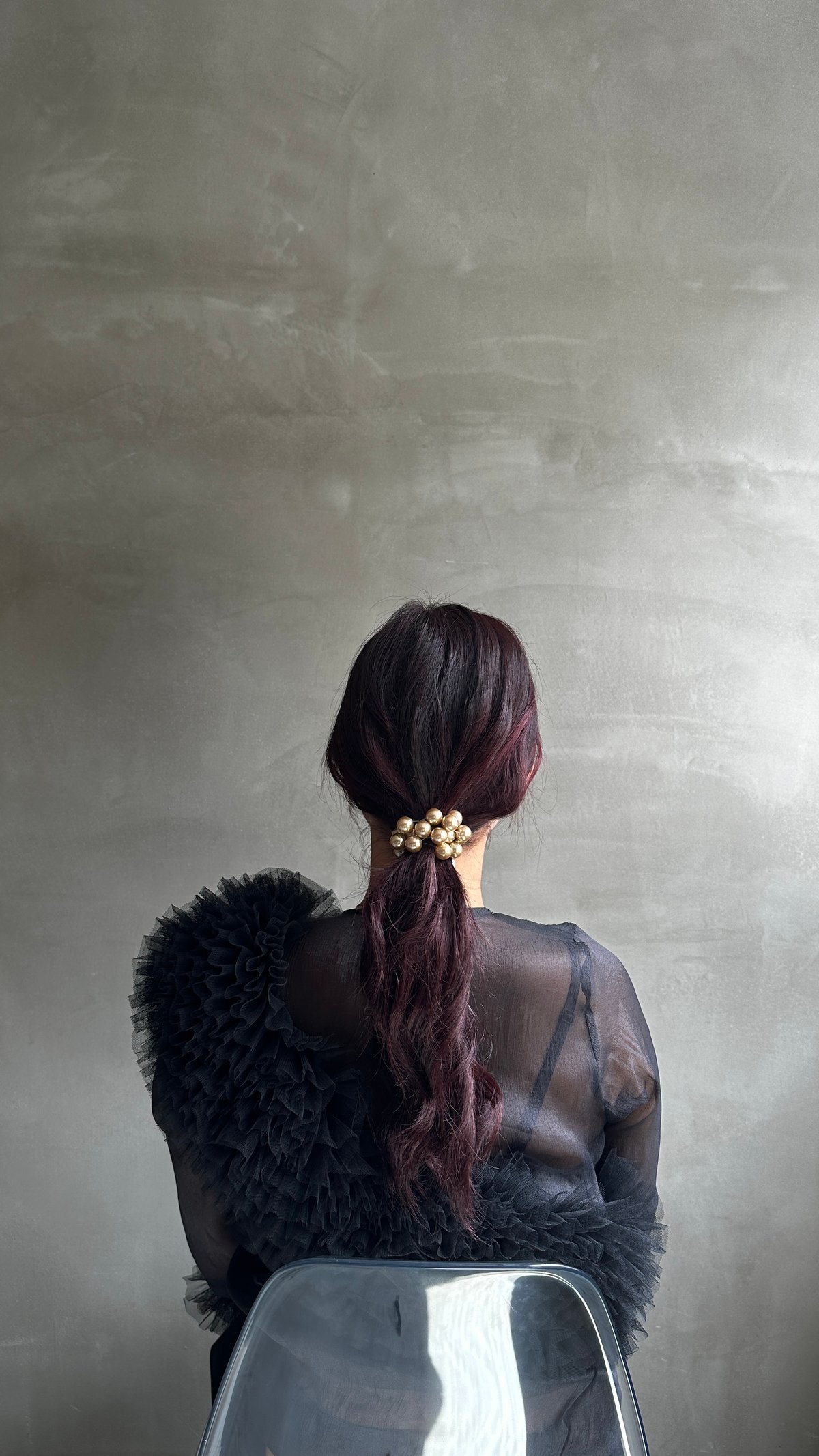 タイニー フローラル ヘアバンド シルバー925 ヘアゴム 1401 クロムハーツタイニーフローラルヘアバンド(ヘアアクセサリー