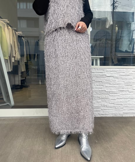 willfully みつかる 2piece maxi knit op
