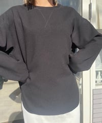 georgette pullover (ブラック)