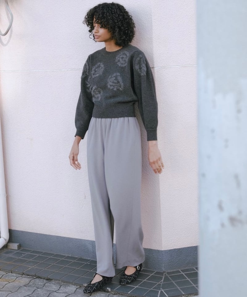 【新品・未使用】OHGA ドロストパンツ　チャコールグレー DROST PANTS | OHGA