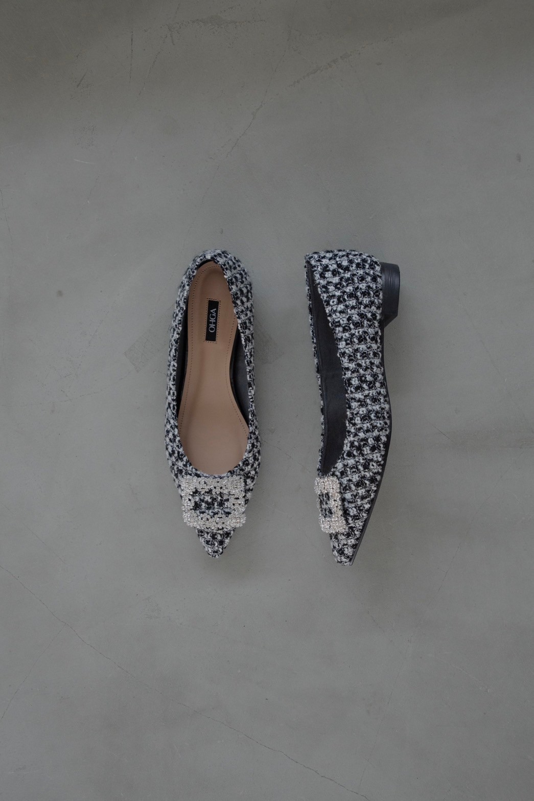 TWEED BIJOU PUMPS | OHGA TWEED BIJOU PUMPS | OHGA