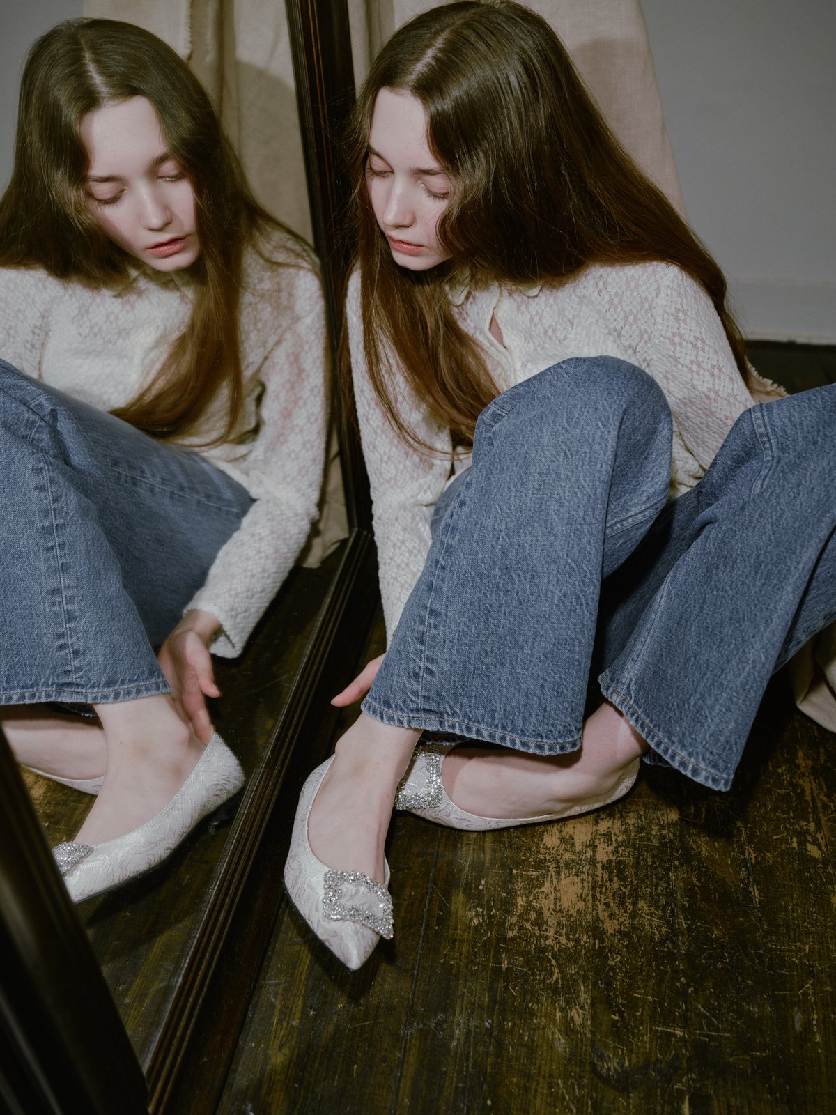 JACQUARD BIJOU PUMPS | OHGA