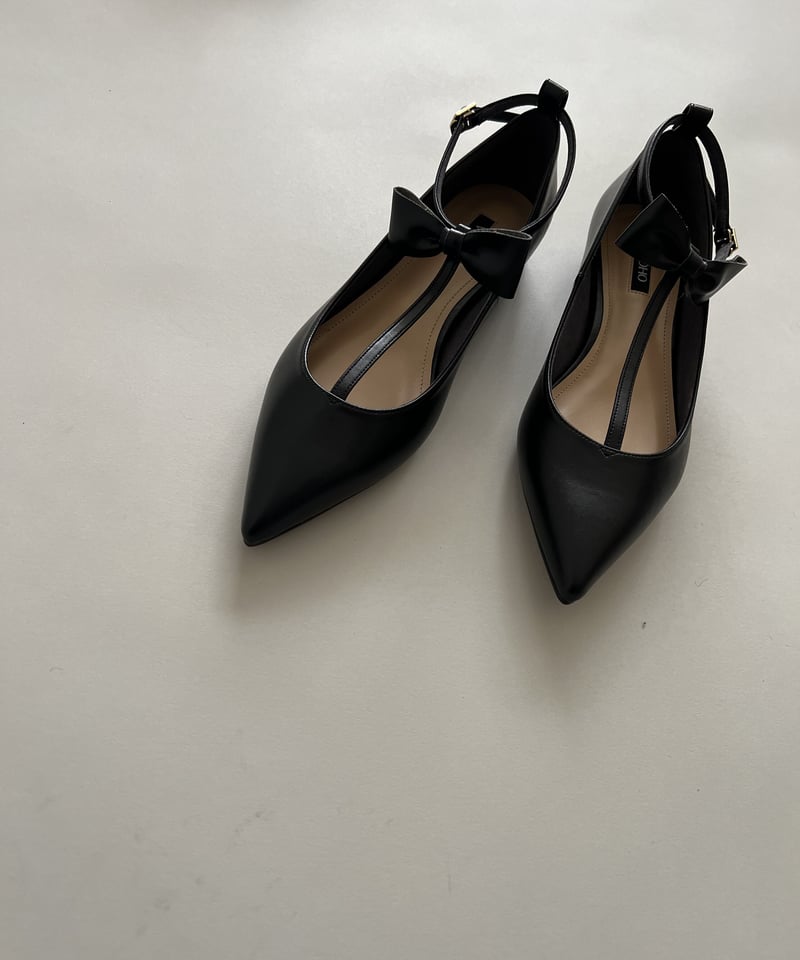 OHGA STRAP PUMPS ブラック 23.5-