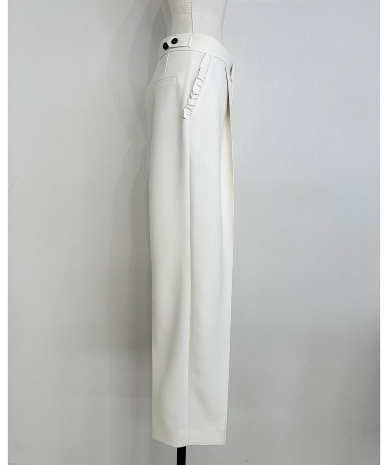 POCKET FRILL テーパードパンツ | OHGA