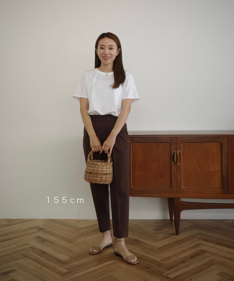 ohga BACK RIBBON T-shirt ホワイト　リボン　Tシャツ BACK RIBBON T-shirt | OHGA