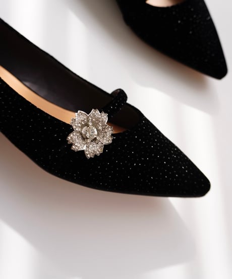 GLITTER BIJOU PUMPS