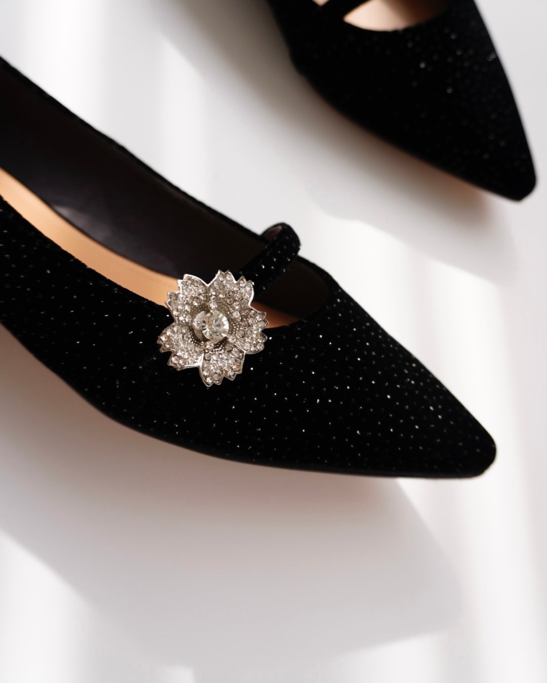 GLITTER BIJOU PUMPS | OHGA