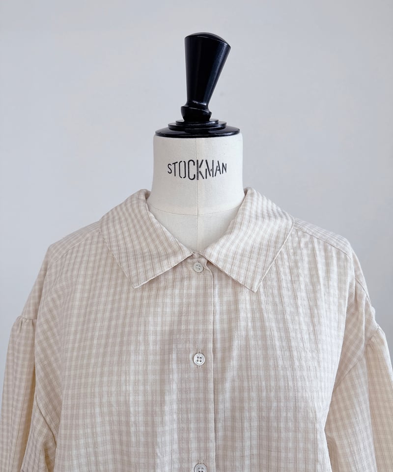 ohga   CHECK BLOUSE チェックブラウス Check | OHGA
