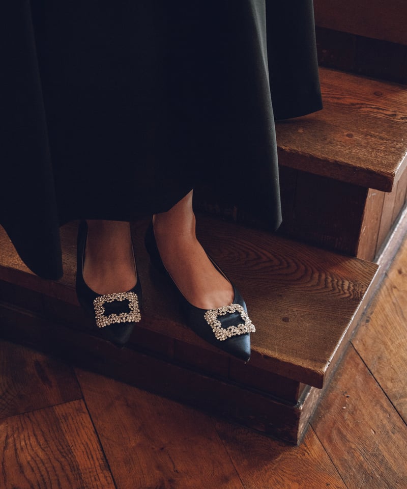 SATIN BIJOU PUMPS | OHGA SATIN BIJOU PUMPS | OHGA