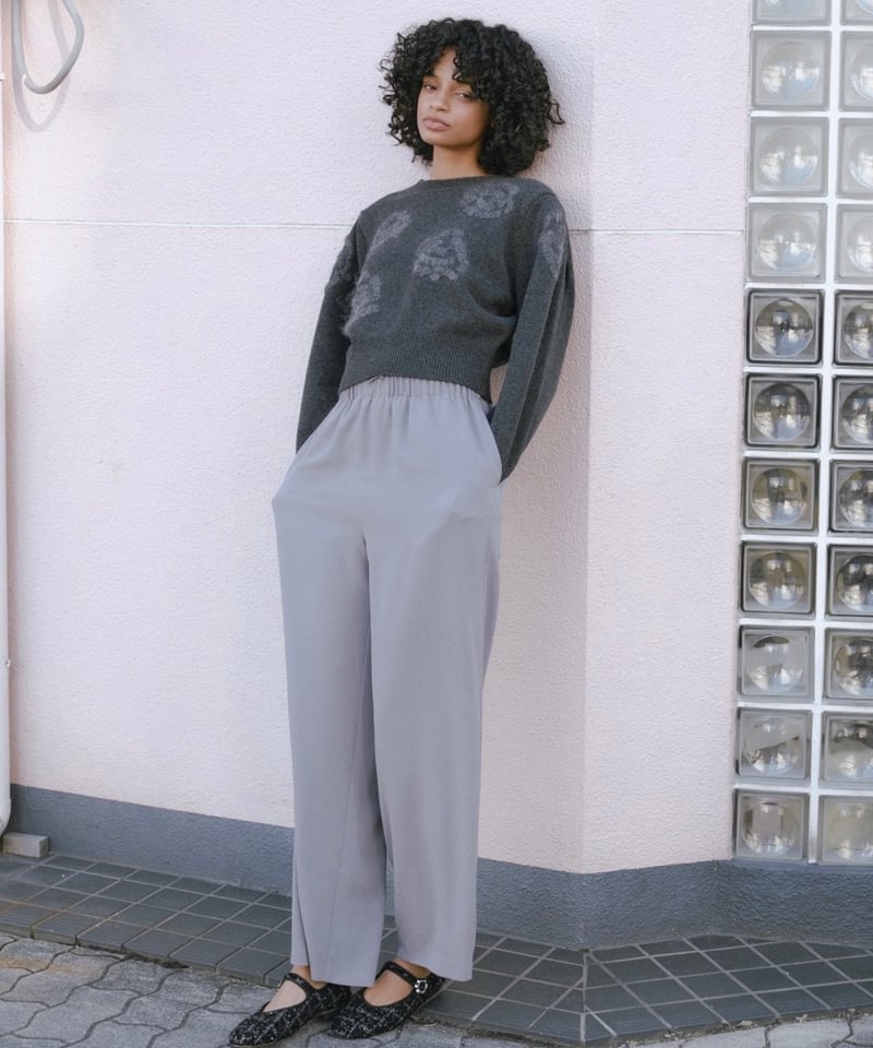 【新品・未使用】OHGA ドロストパンツ　チャコールグレー DROST PANTS | OHGA