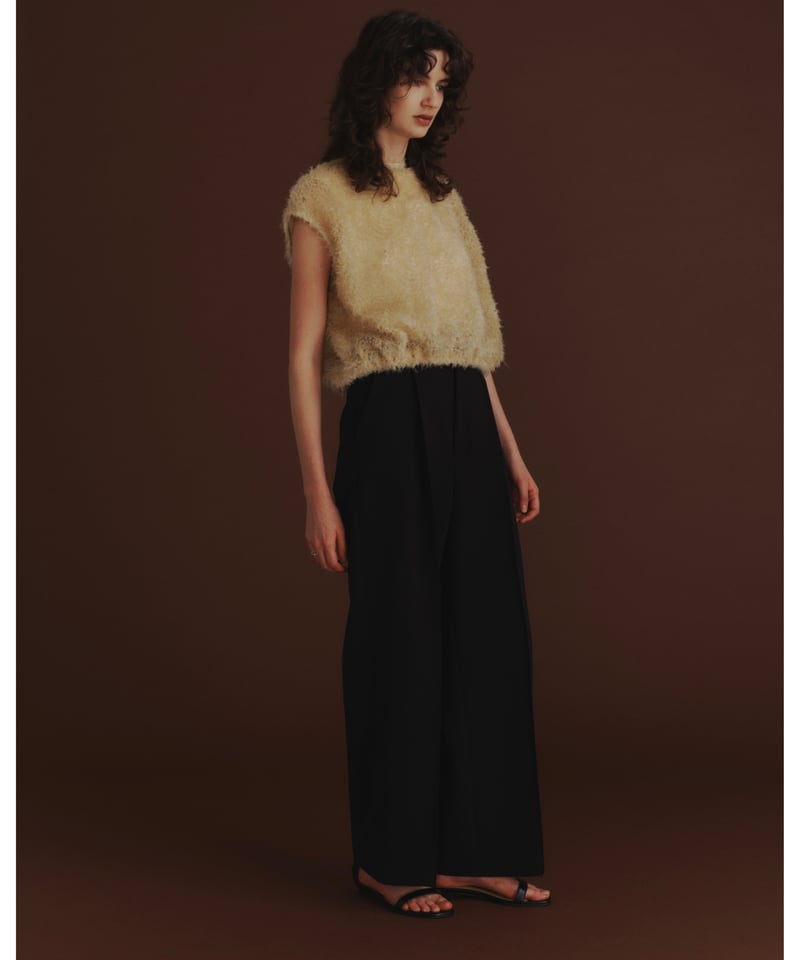 TUCK PANTS セミワイドパンツ | OHGA