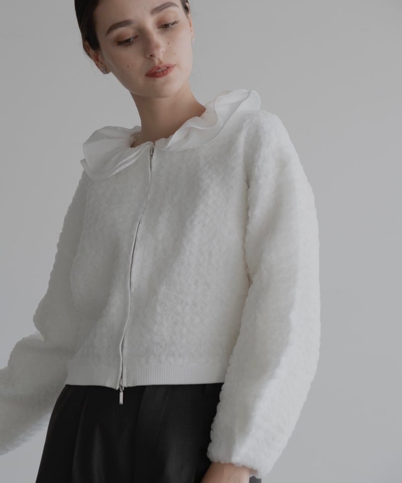 WAFFLE BLOUSE | OHGA｜長袖