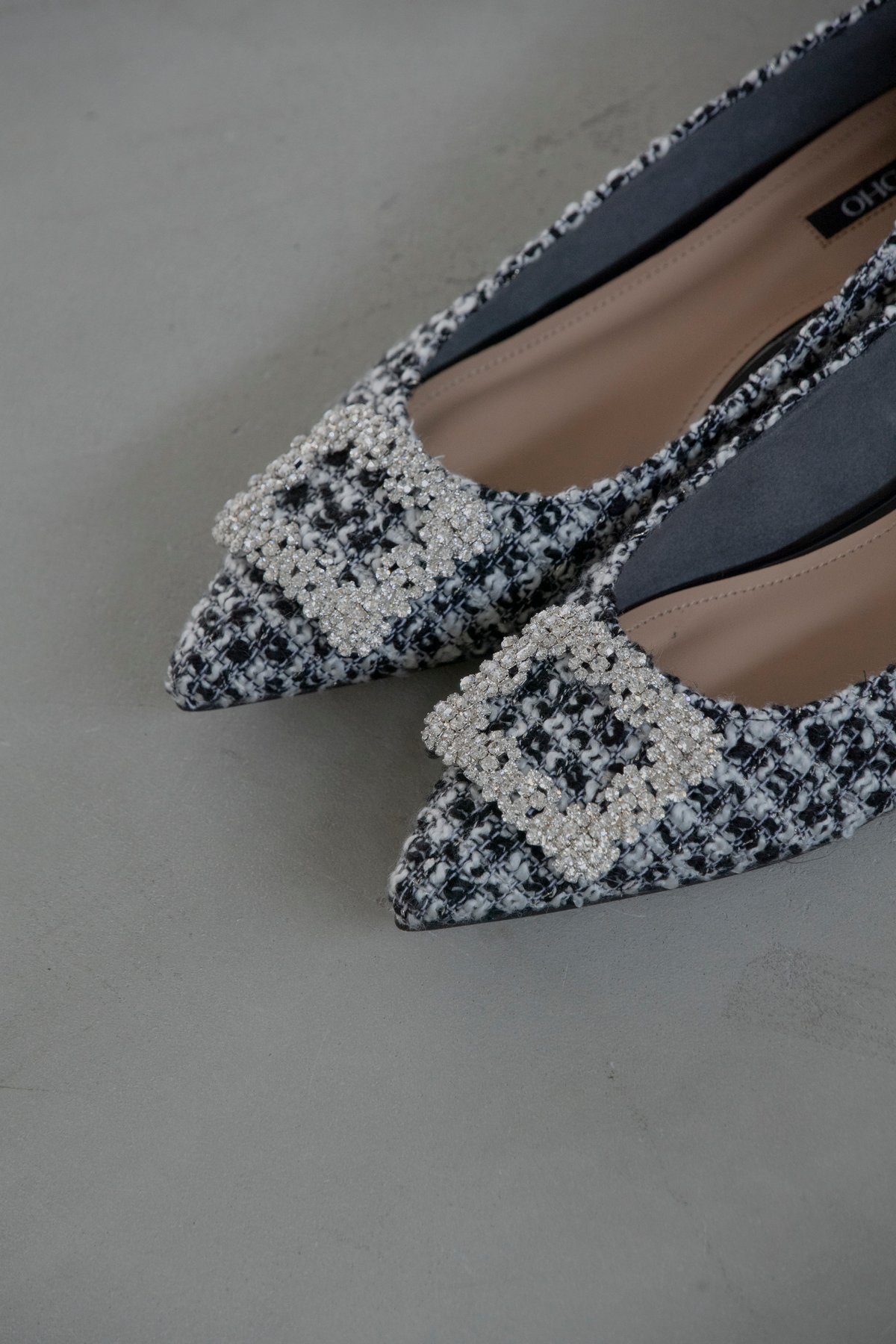 TWEED BIJOU PUMPS | OHGA TWEED BIJOU PUMPS | OHGA