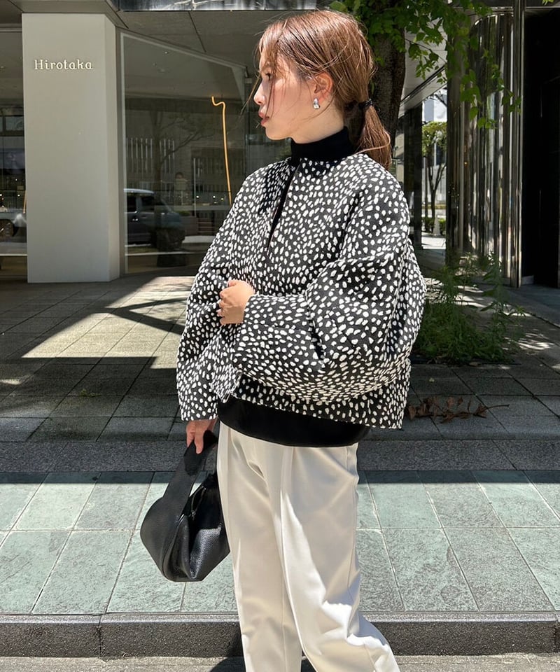 OHGA ジャケットダルメシアン - ノーカラージャケット 