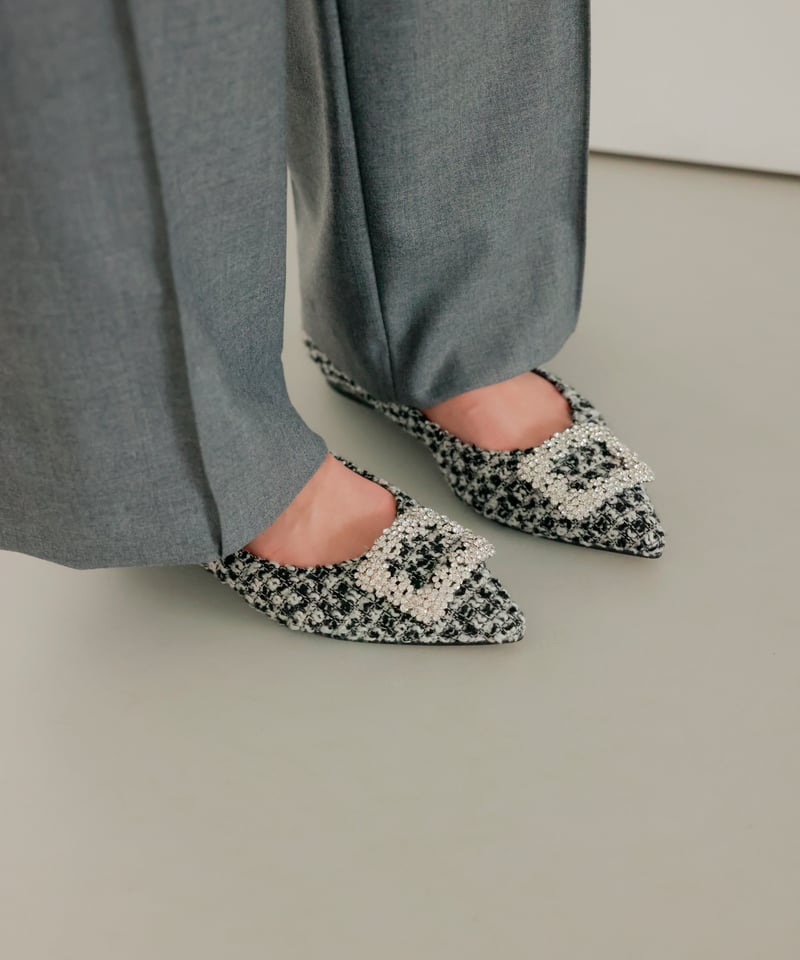 TWEED BIJOU PUMPS | OHGA