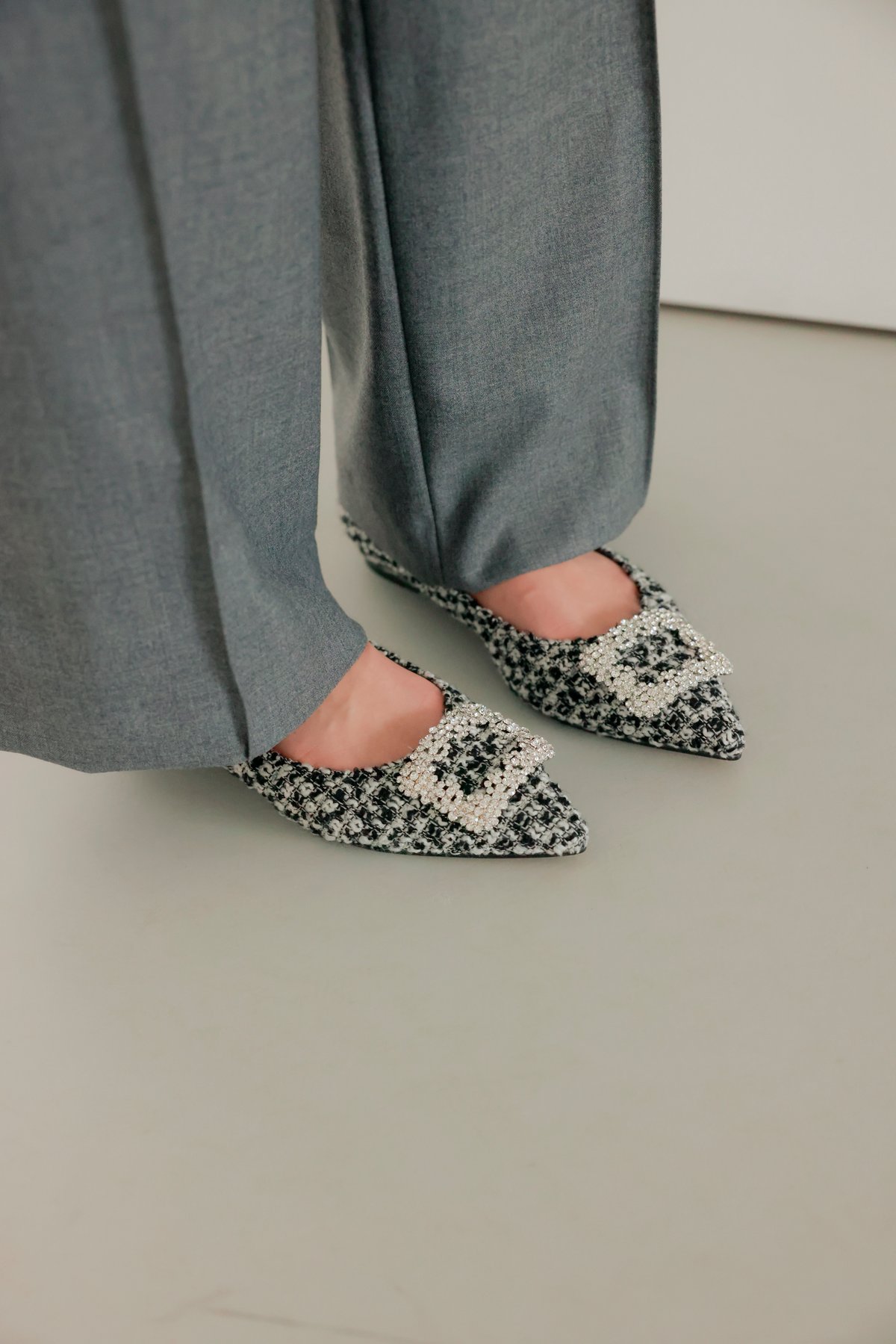 TWEED BIJOU PUMPS | OHGA TWEED BIJOU PUMPS | OHGA