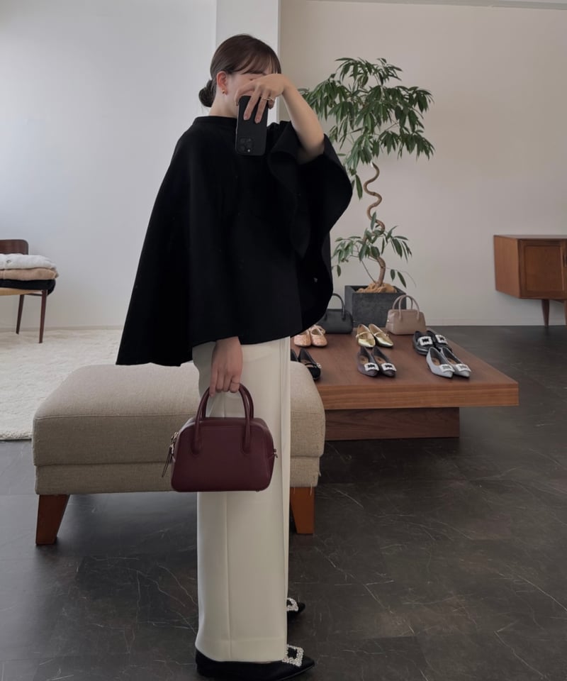  PONCHO ポンチョ　OHGA 新品 BOWTIE PONCHO | OHGA