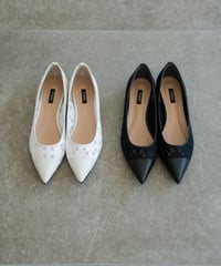 【新品】OHGA BIG RIBBON/シルバー 23.5cm