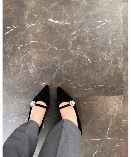 GLITTER BIJOU PUMPS