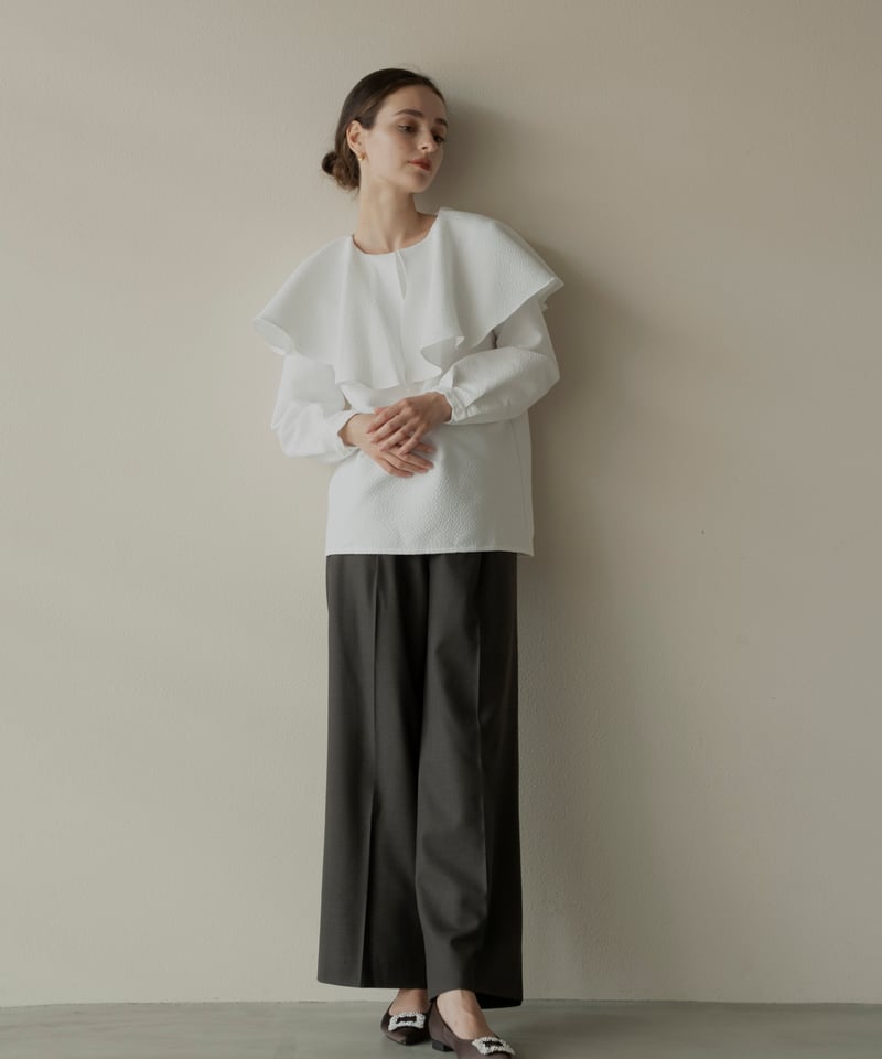 ohga オーガ BIG COLLAR BLOUSE ビッグカラーブラウス BIG COLLAR BLOUSE | OHGA