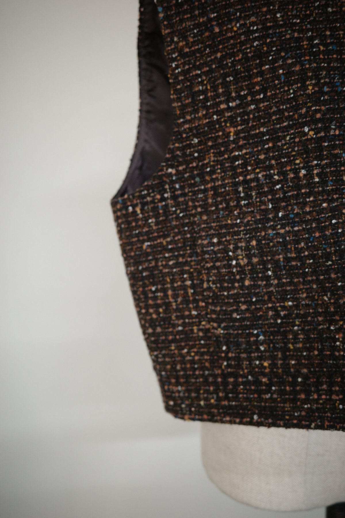 【ご購入者さま専用です】ohga TWEED GILET TWEED GILET | OHGA