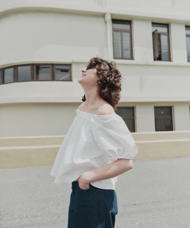 【OHGA】SQUARE PUFF ホワイト SQUARE PUFF 1201 | OHGA