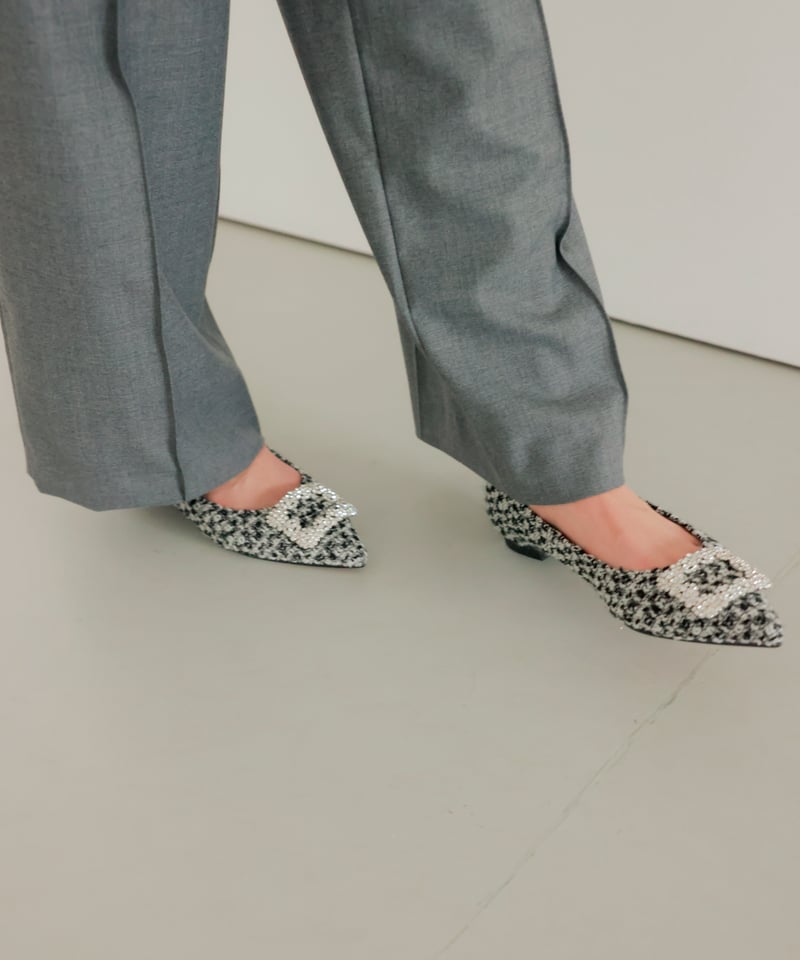 TWEED BIJOU PUMPS | OHGA TWEED BIJOU PUMPS | OHGA