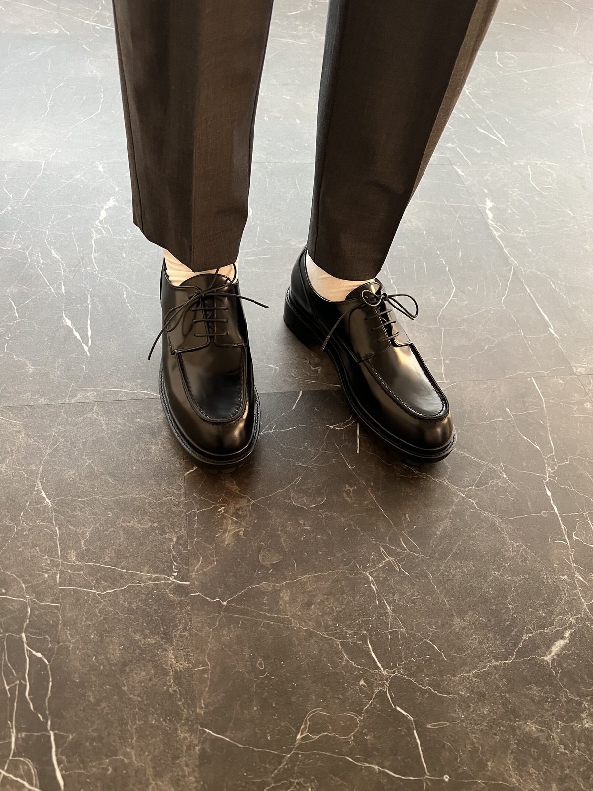 靴 OHGA BLACK pumps 24.5 OXFORD | OHGA