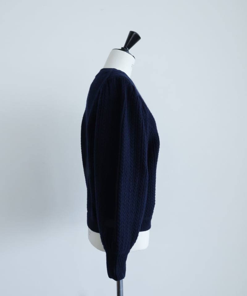 CABLE PUFF KNIT | OHGA 