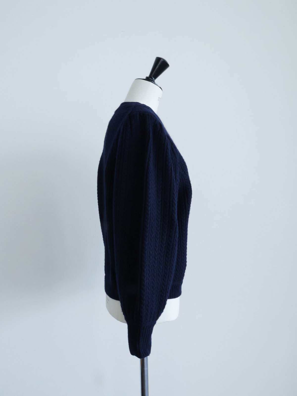 OHGA PUFF KNIT ブラック