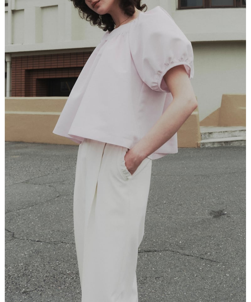 OHAG POCKET FRILL テーパードパンツ 試着のみ POCKET FRILL テーパードパンツ | OHGA