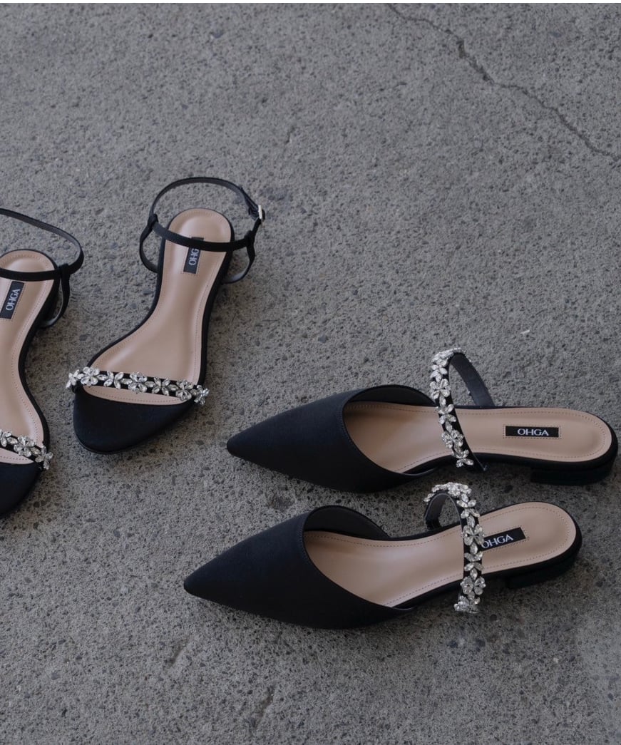 靴 OHGA BIJOU MULE 25cm OHGA BIJOU MULE 25cm 【公式通販】