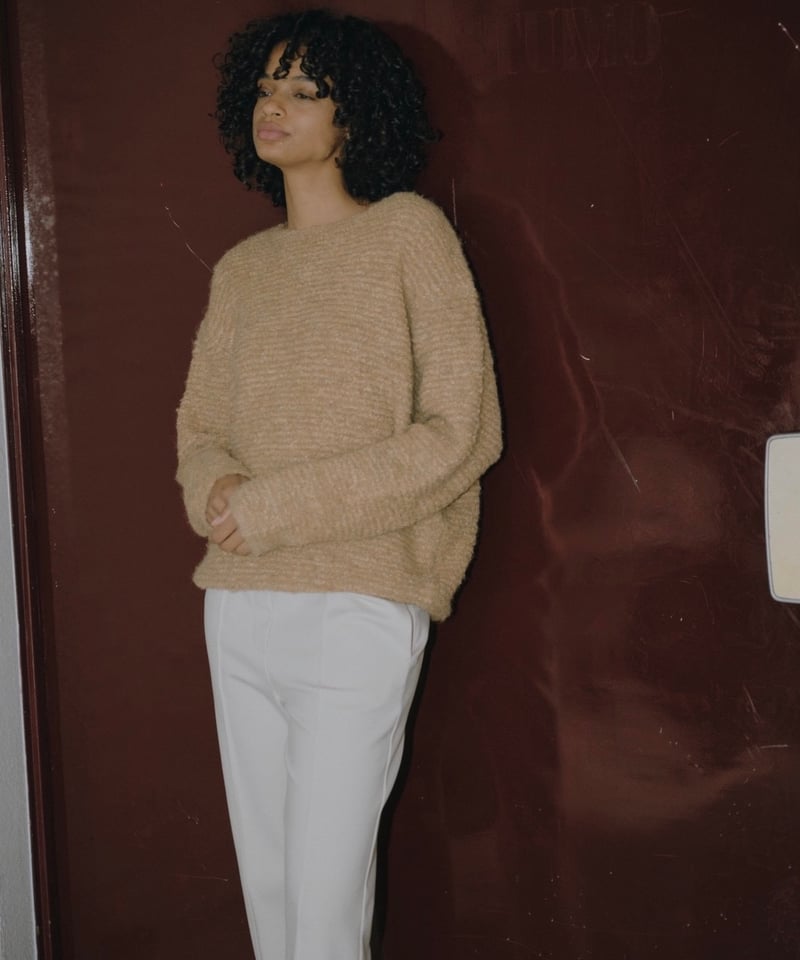 OHGA ニット　トップス FRONT FRILL | OHGA