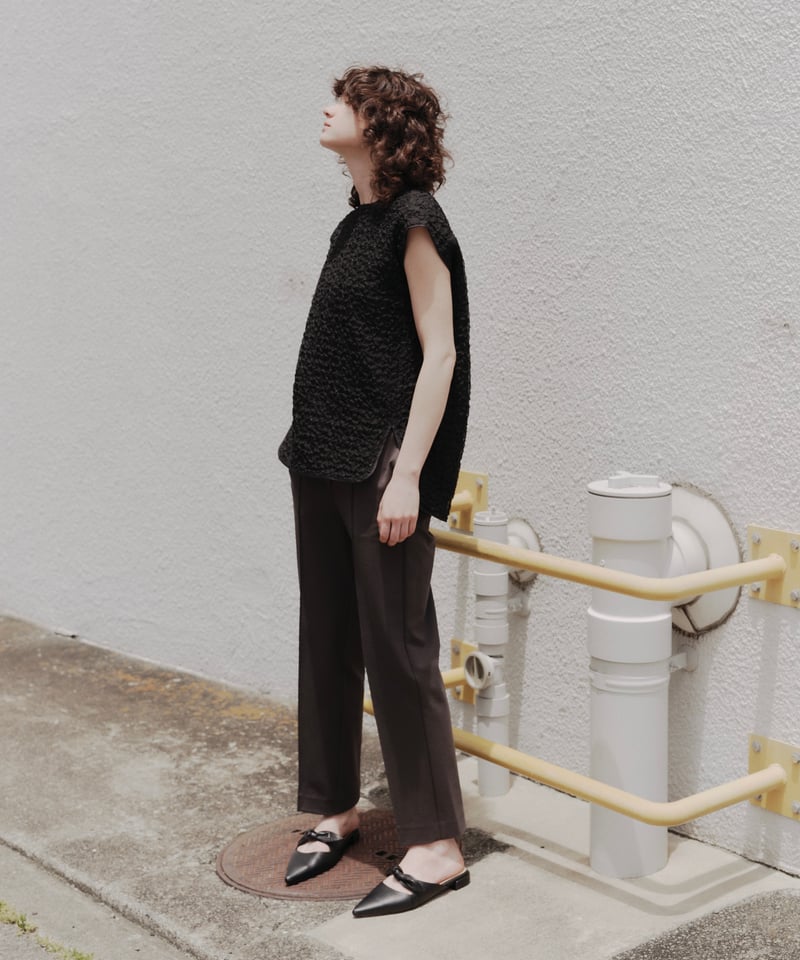 OHGA オーガ リボンミュール Sサイズ LEATHER RIBBON MULE | OHGA