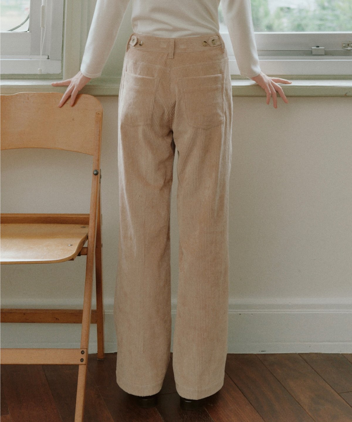 ぽ*♪様 OHGA CORDUROY PANTS お直しあり Sサイズ CORDUROY PANTS | OHGA