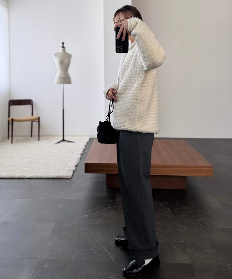 OHGA FRILLサックス フリーサイズ FRONT FRILL | OHGA