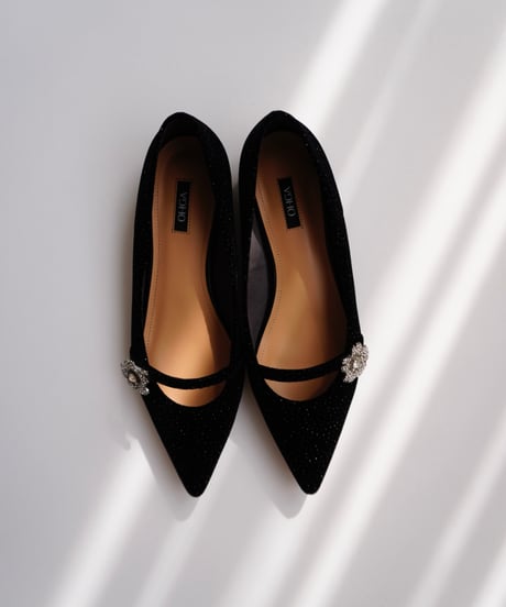 GLITTER BIJOU PUMPS