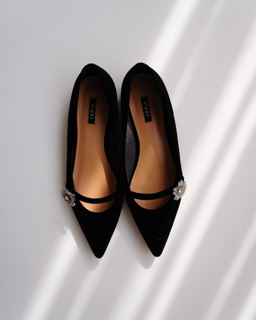GLITTER BIJOU PUMPS | OHGA