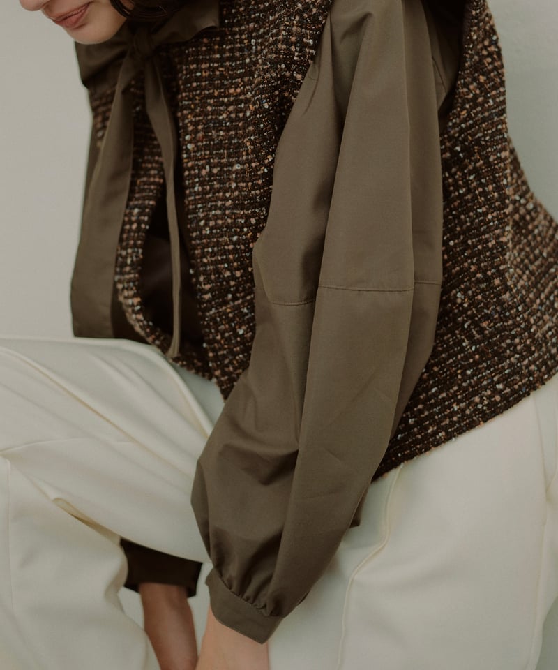 ohga bowtie blouse オーガ　ボウタイブラウス BOWTIE BLOUSE | OHGA