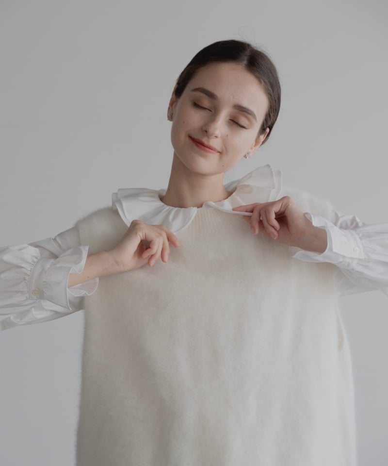 【美品】OHGA WAFFLE BLOUSE OHGA WAFFLE BLOUSE