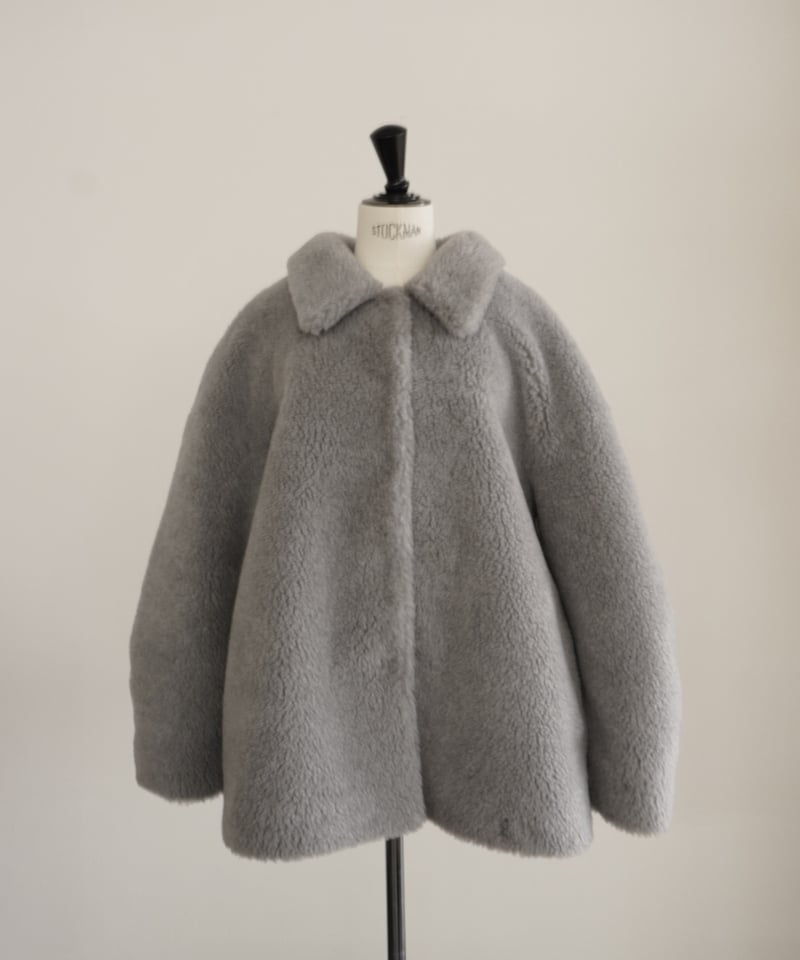 OHGA オーガ BONDING COAT ボンディングコート グレー Ⅿ MOUTON COAT | OHGA