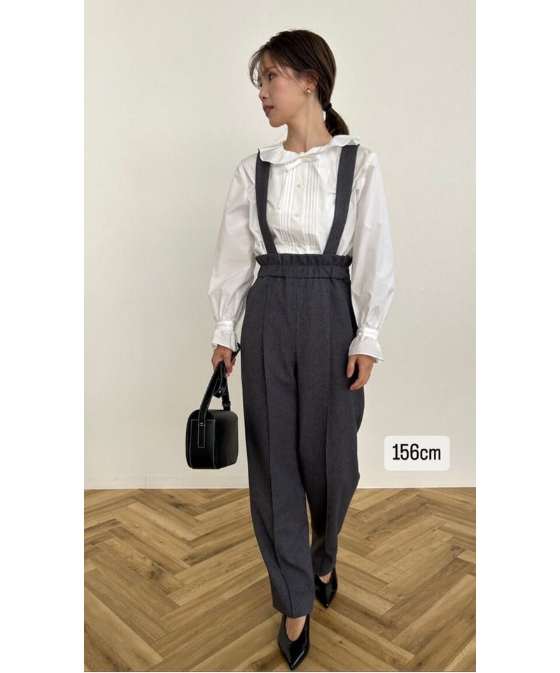 OHGA オーガ　サスペンダーパンツ　グレー　Sサイズ SUSPENDER PANTS | OHGA