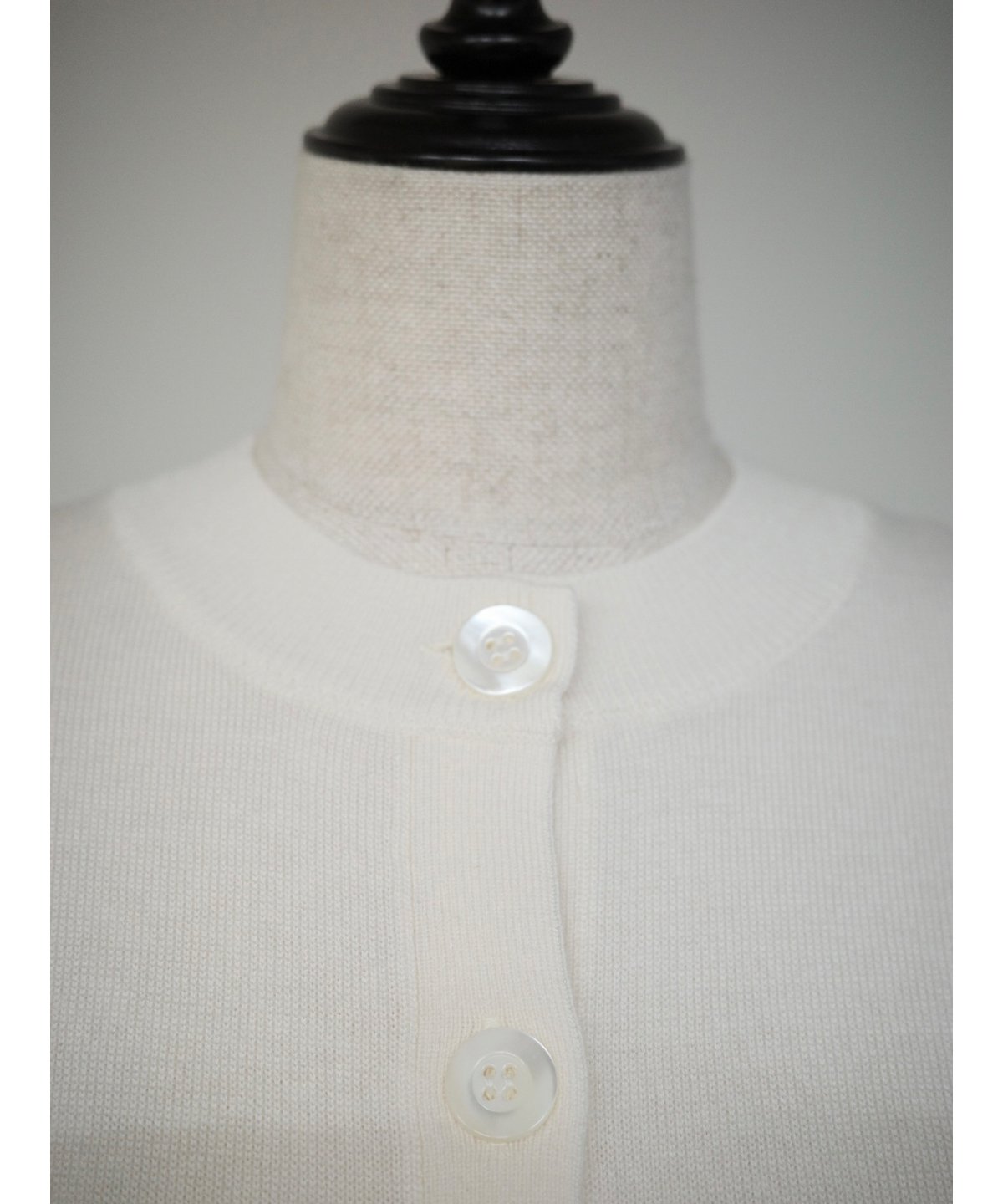 OHGA FRILL KNIT ホワイト