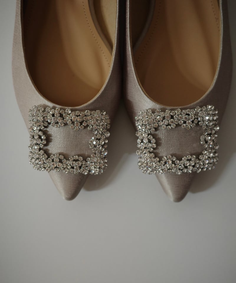 SATIN BIJOU PUMPS | OHGA