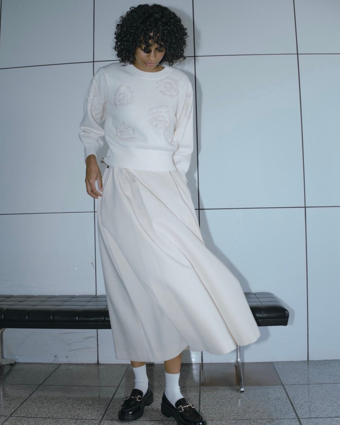 トップス OHGA MOHAIR FLOWER MOHAIR FLOWER | OHGA