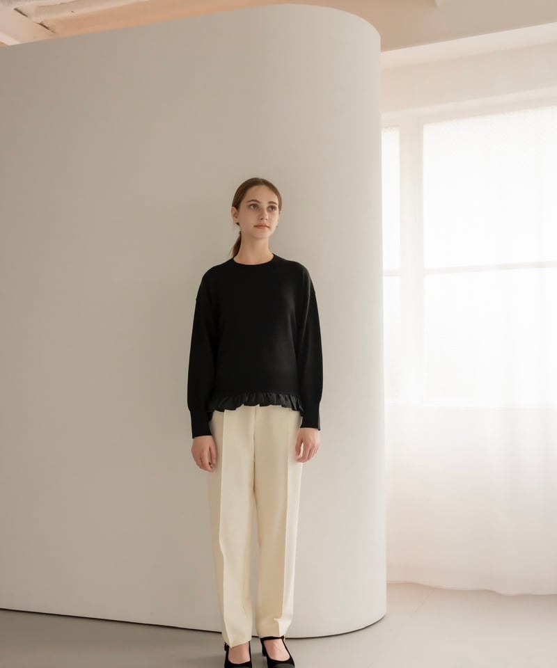 DOCKING FRILL KNIT | OHGA 