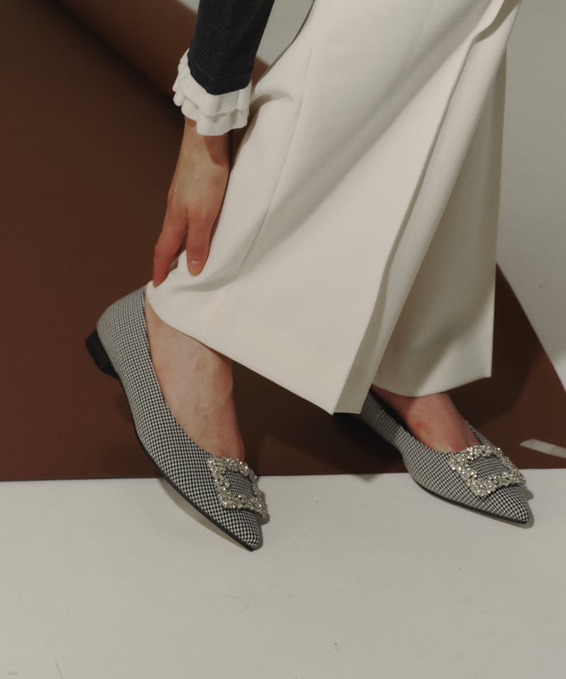 靴 OHGA BIJOU MULE 24.5 CHIDORI BIJOU PUMPS | OHGA