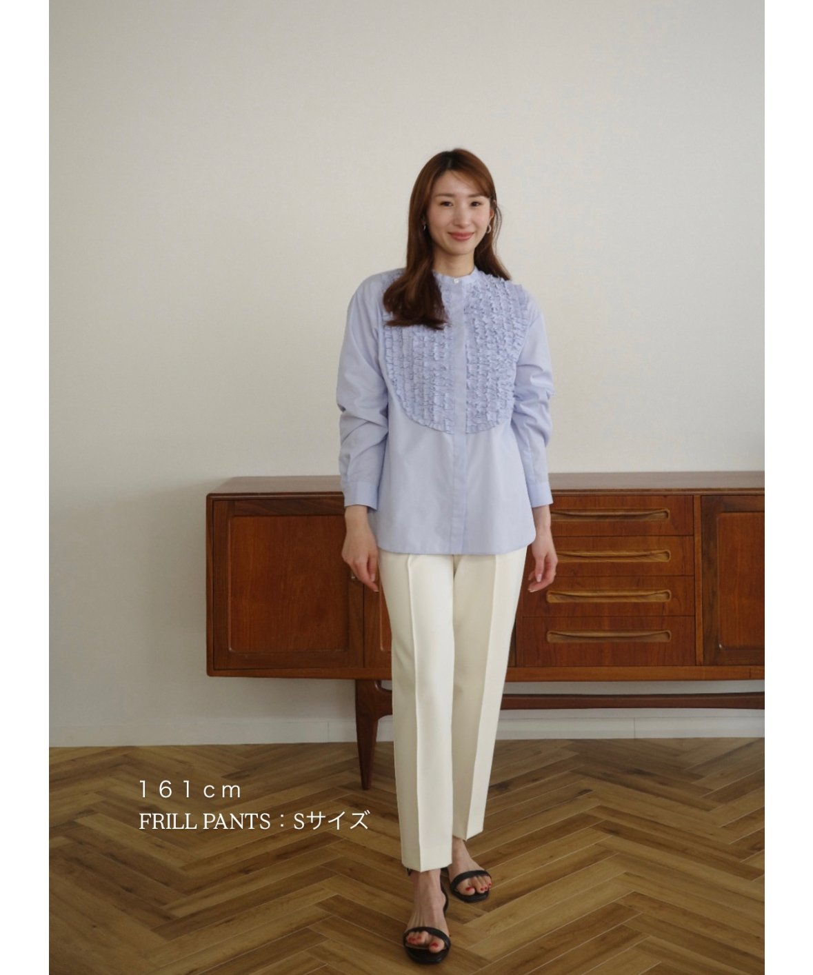 新品未使用　OHGA FRILL PANTS ホワイト Mサイズ FRILL PANTS | OHGA