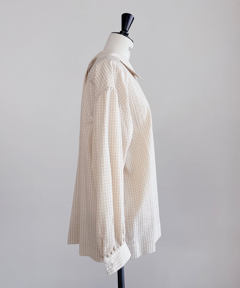ohga   CHECK BLOUSE チェックブラウス Check | OHGA