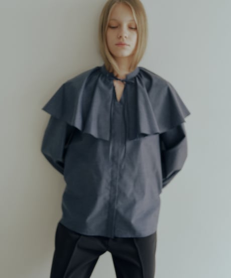 CAPE BLOUSE
